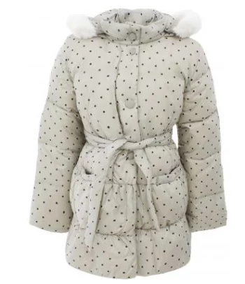 Утепленное пальто для девочки (3-6 лет)